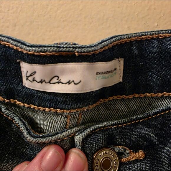 Kancan Womans Size 29x28 Mid Rise Ankle Skinny Raw Hem NWT Maurices - Picture 10 of 13